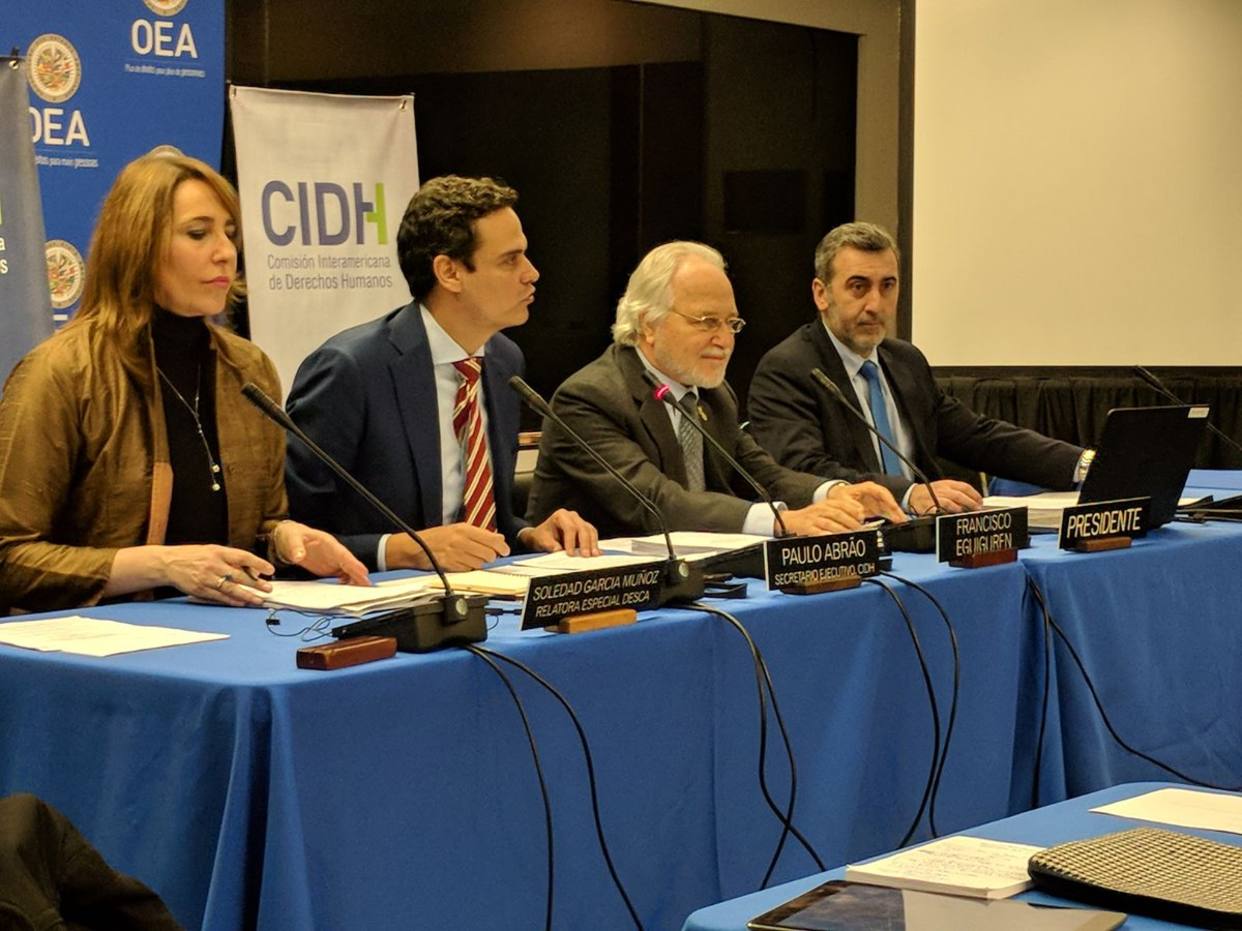 CIDH presentó informe sobre la situación de derechos humanos en ...